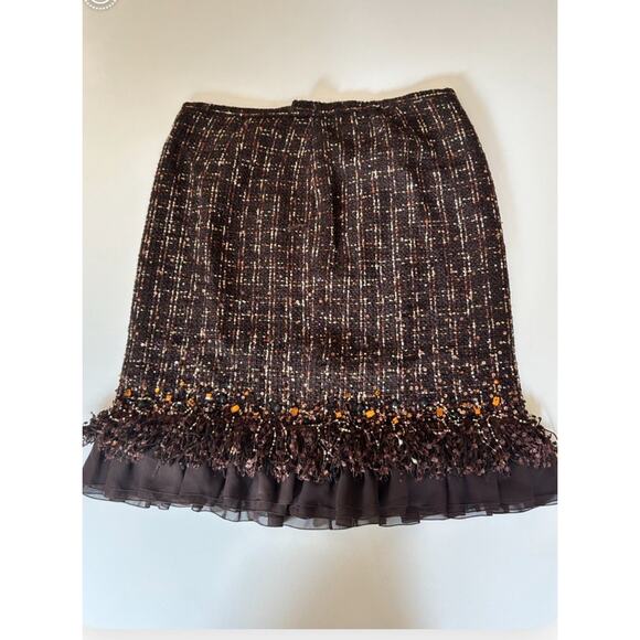 Lafayette 148 Skirt Alpaca Tweed Blend Size 16 Retails $395 - Picture 1 of 4